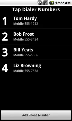 Tap Dialer Lite android App screenshot 0